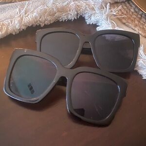 Stylish LARGE Black Sunglasses for women